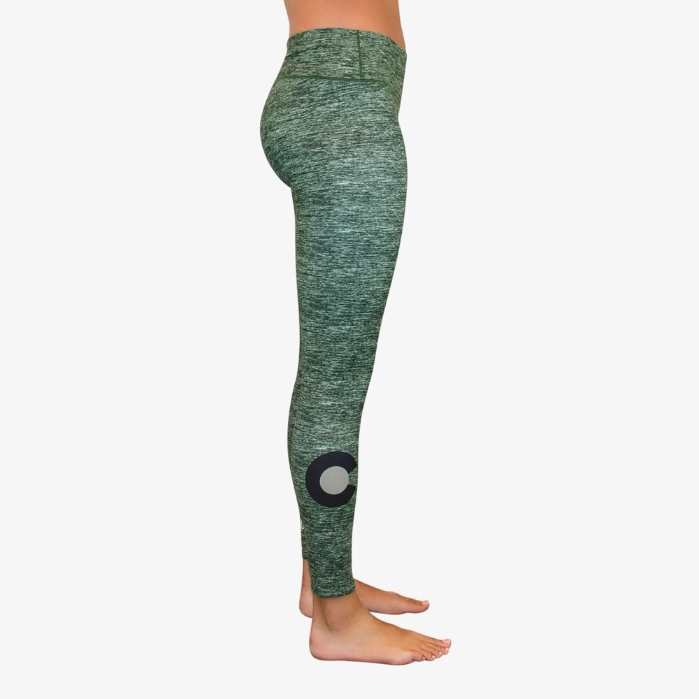 Aksels “Colorado” Green Heathered Leggings for Versatile Wear